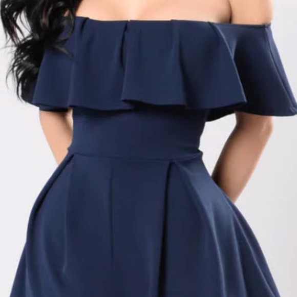 Fashion Nova Pants - Fashion Nova In My Feelings Romper - Navy Size XL